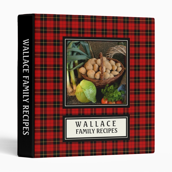 Clan Wallace Tartan Binder