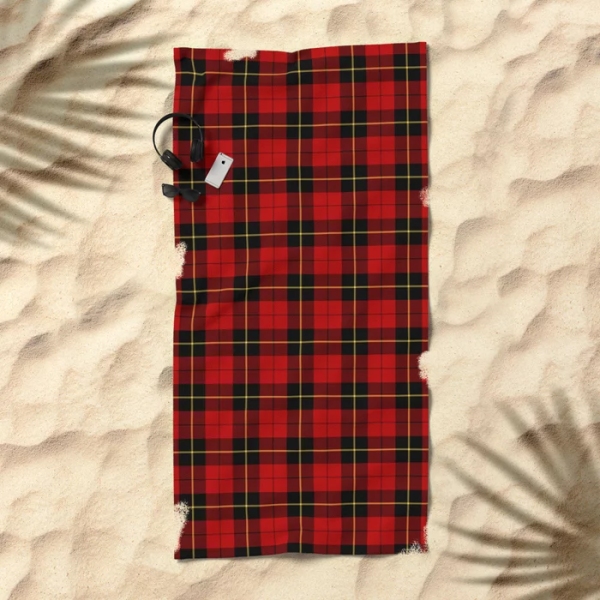 Wallace tartan beach towel