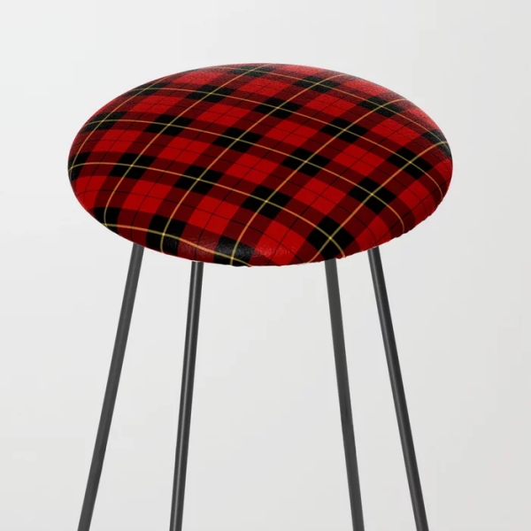 Wallace tartan counter stool
