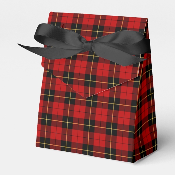 Clan Wallace Tartan Favor Boxes