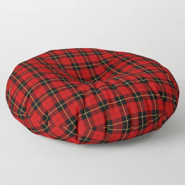 Wallace tartan floor pillow