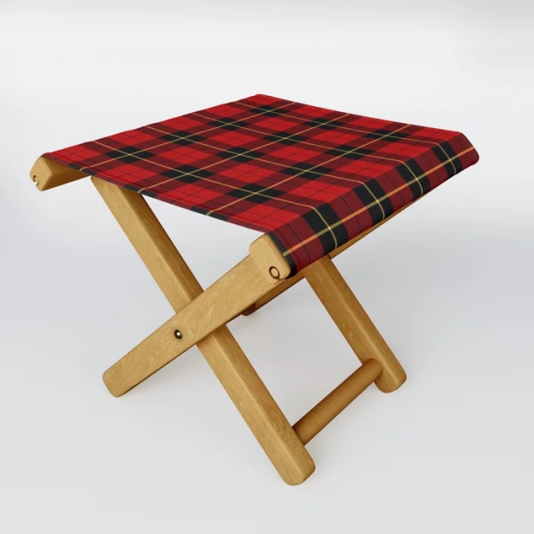 Wallace tartan folding stool