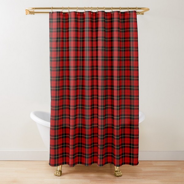 Wallace tartan shower curtain