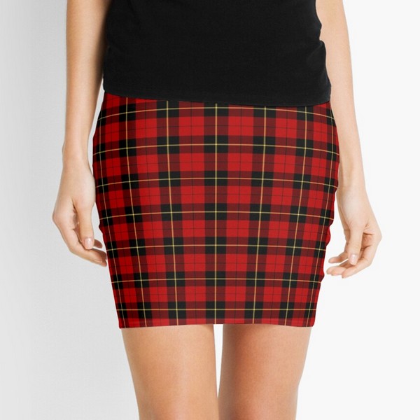 Wallace tartan mini skirt