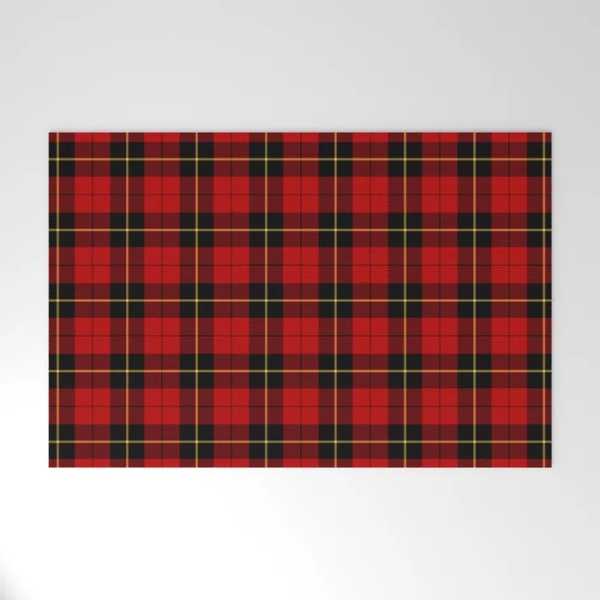 Clan Wallace Tartan Welcome Mat