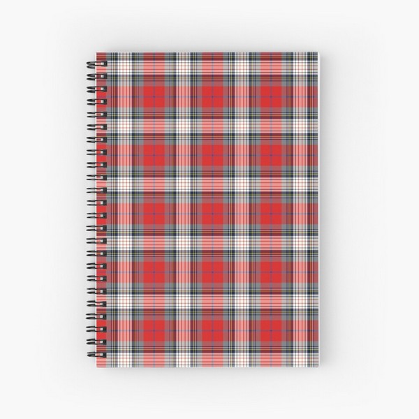 Clan Warden tartan spiral notebook