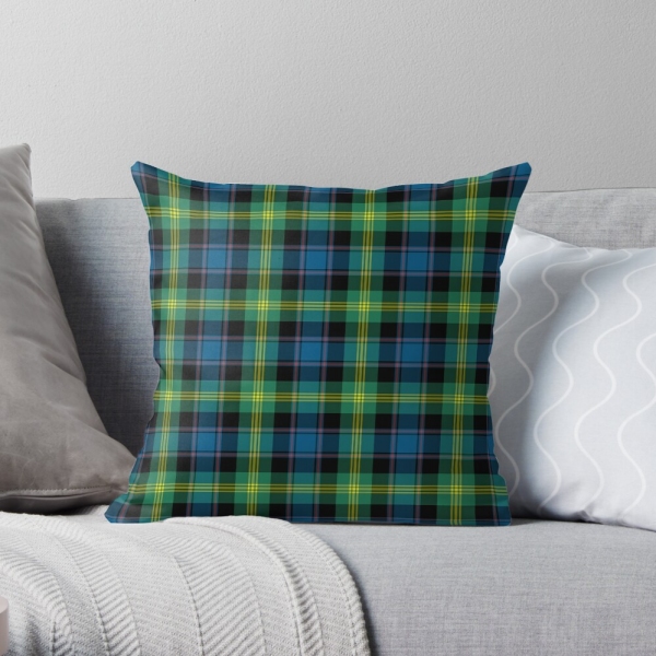 Watson tartan throw pillow