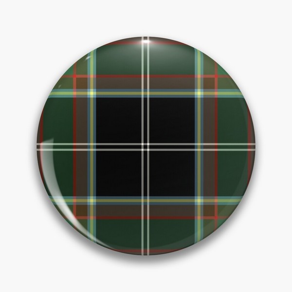 Clan Webster tartan pinback button