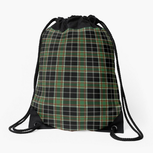 Clan Webster tartan drawstring bag