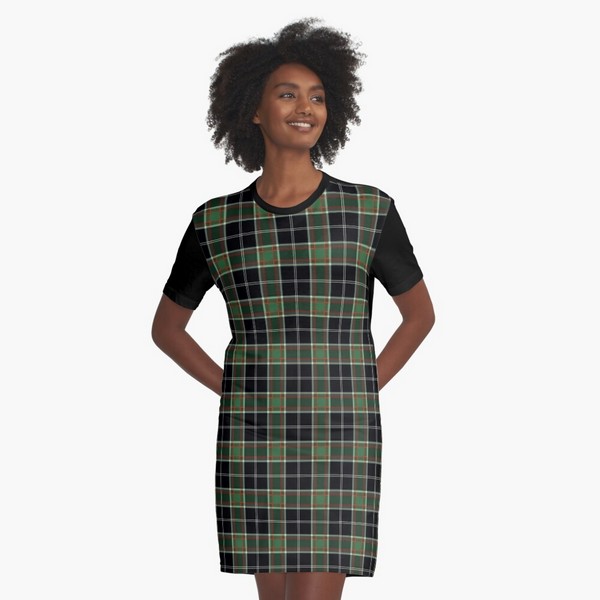 Clan Webster tartan tee shirt dress