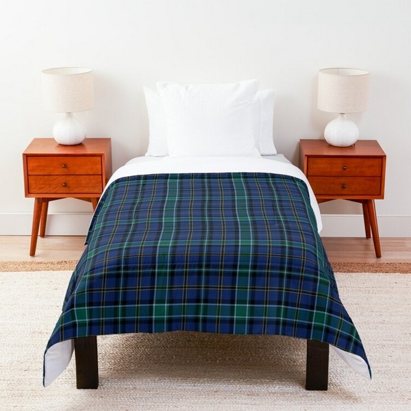 Clan Weir tartan comforter