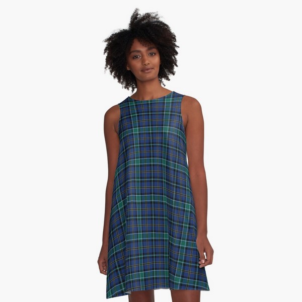 Clan Weir tartan a-line dress