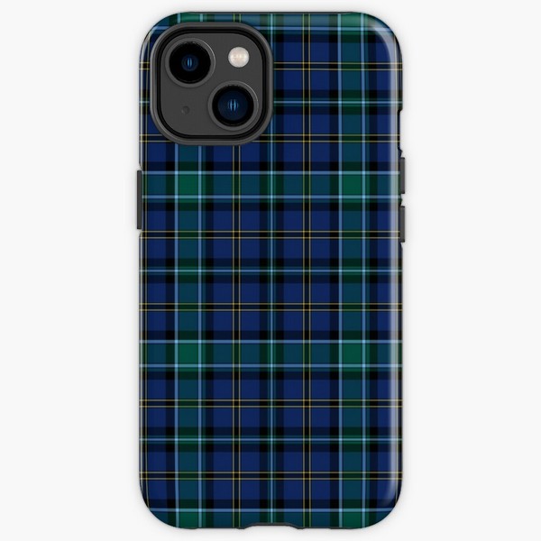 Clan Weir tartan iPhone case