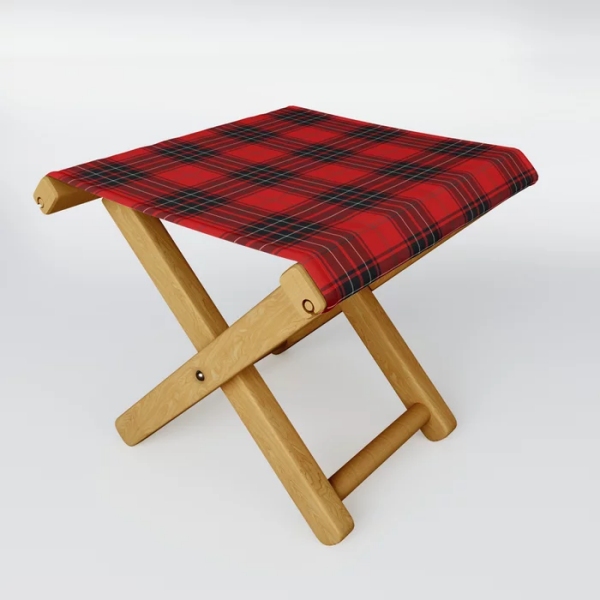 Wemyss tartan folding stool
