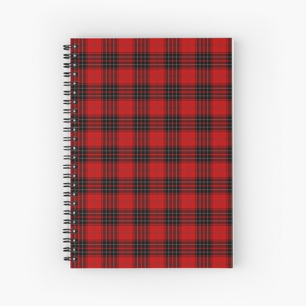 Wemyss tartan spiral notebook