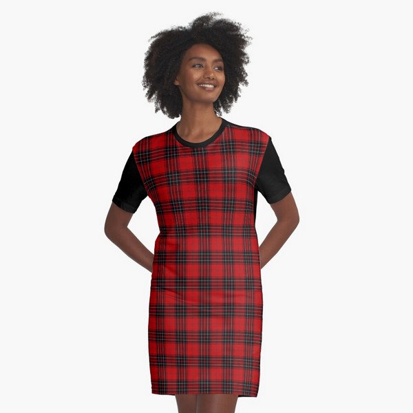 Wemyss tartan tee shirt dress