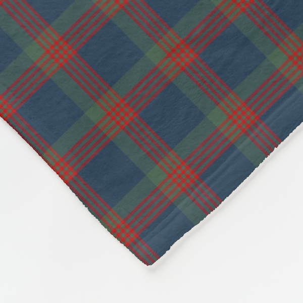 Wilson tartan fleece blanket