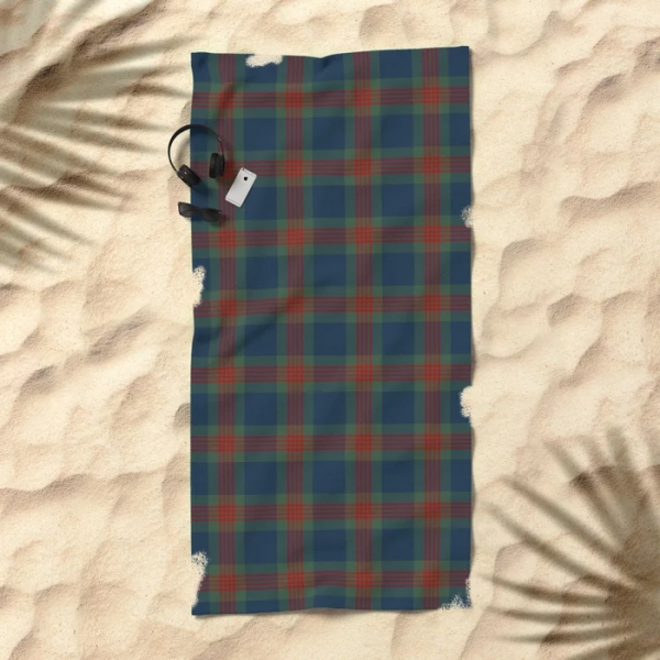 Wilson tartan beach towel