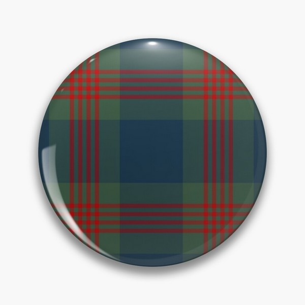 Wilson tartan pinback button