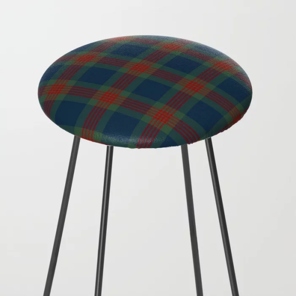 Wilson tartan counter stool