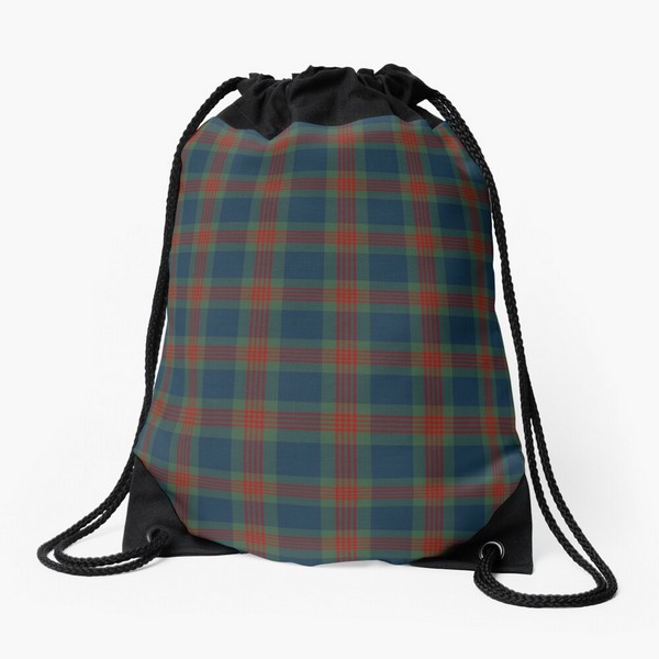 Wilson tartan drawstring bag