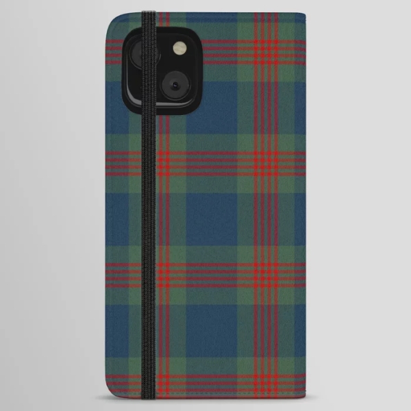 Wilson tartan iPhone wallet case