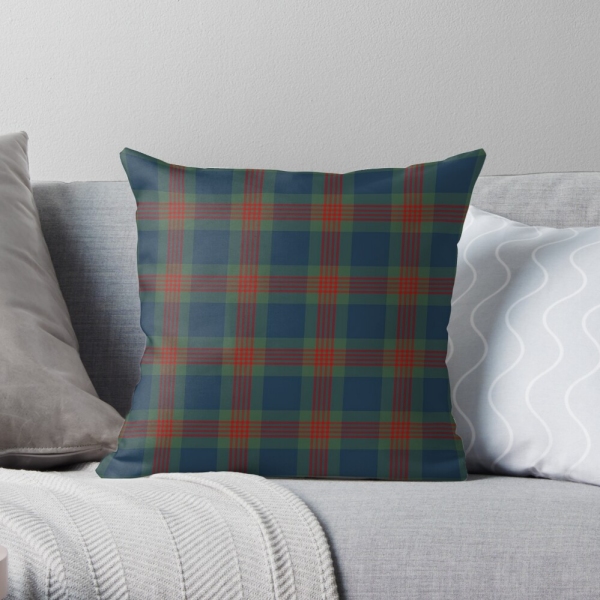 Wilson tartan throw pillow