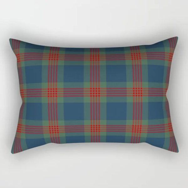 Wilson tartan rectangular throw pillow