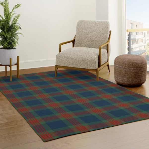 Wilson tartan area rug