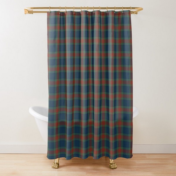 Wilson tartan shower curtain