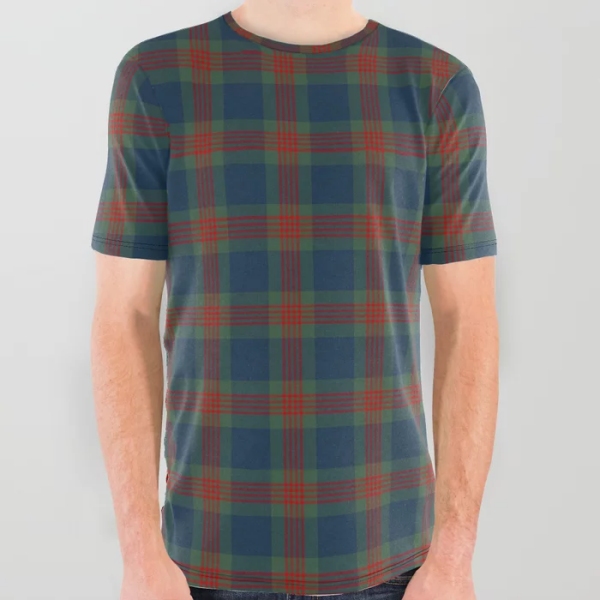 Wilson tartan all over print tee shirt