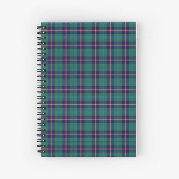 Young tartan spiral notebook