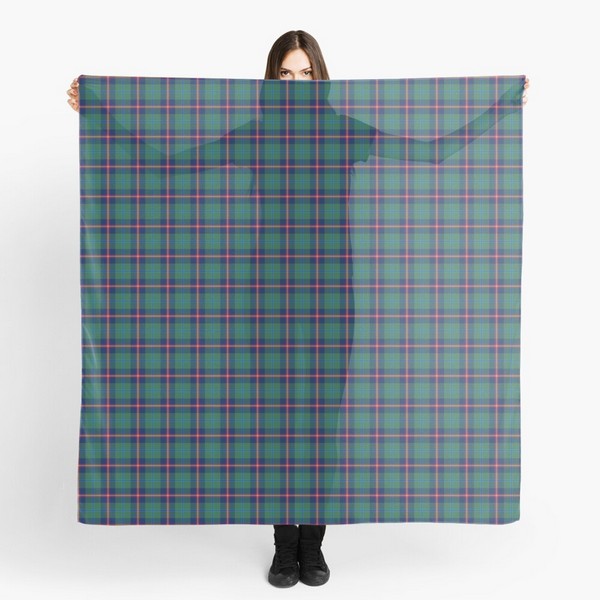 Young tartan scarf