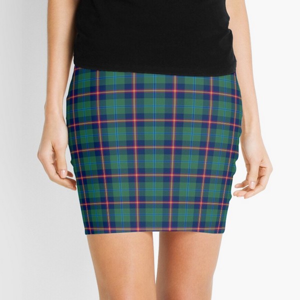 Young tartan mini skirt