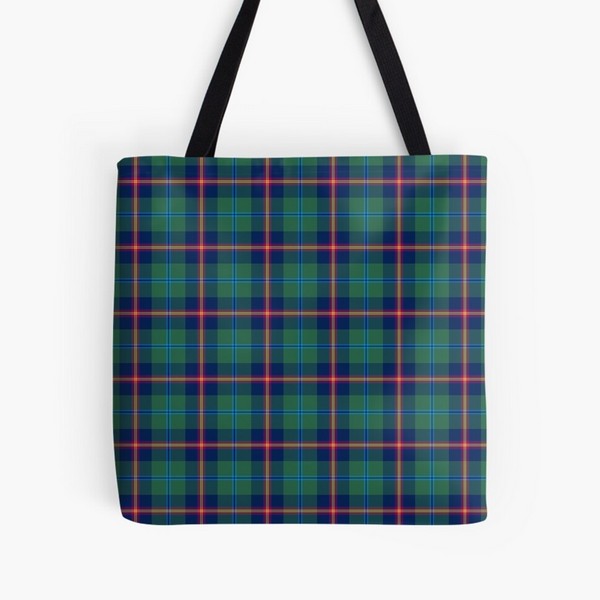 Young tartan tote bag