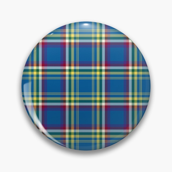 Yukon Territory Tartan Pin