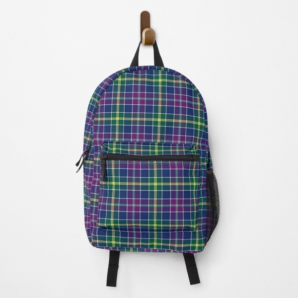 Clan Yule tartan backpack