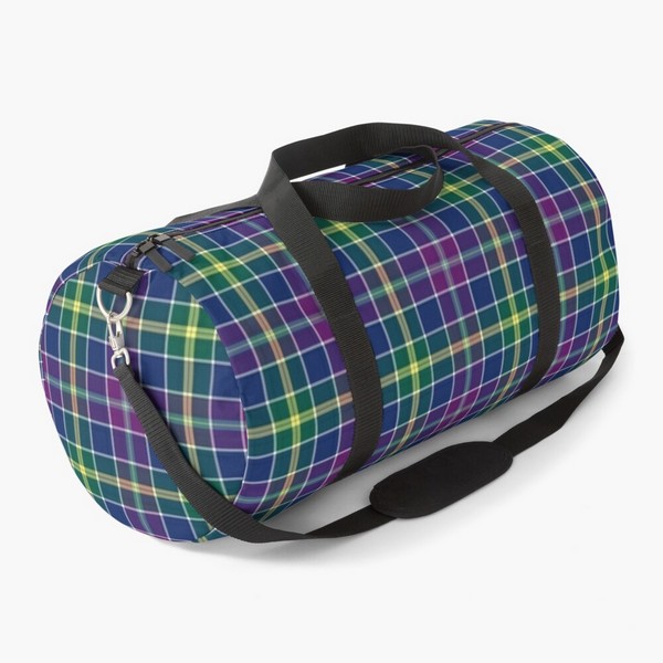 Clan Yule tartan duffle bag