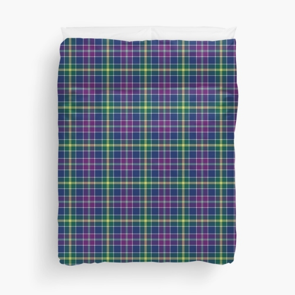 Clan Yule Tartan Duvet Cover