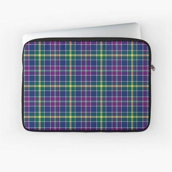 Clan Yule tartan laptop sleeve