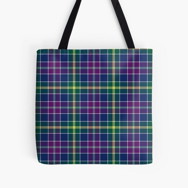 Clan Yule tartan tote bag