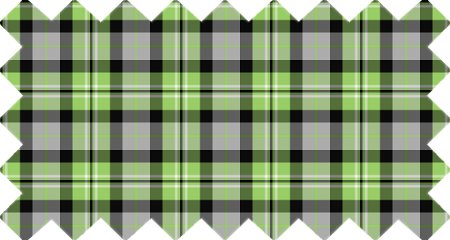 Light green and gray plaid