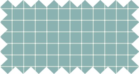 Aqua Windowpane Plaid