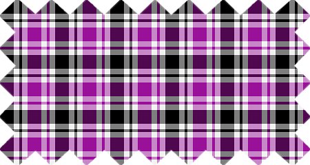 Purple, Black, and White Plaid