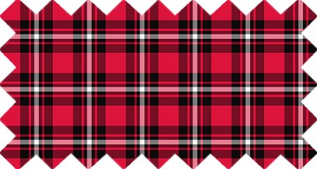 Cherry Red and Black Sporty Plaid