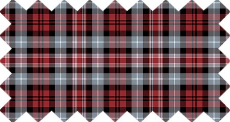 Crimson red, gray, and black plaid