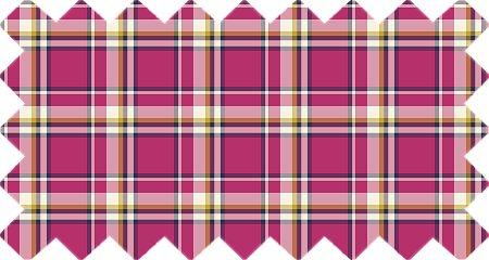 Hot pink and navy blue plaid