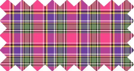 Hot Pink and Purple Vintage Plaid