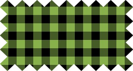 Light Green Buffalo Check Plaid