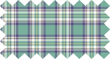 Light green, purple, and yellow plaid